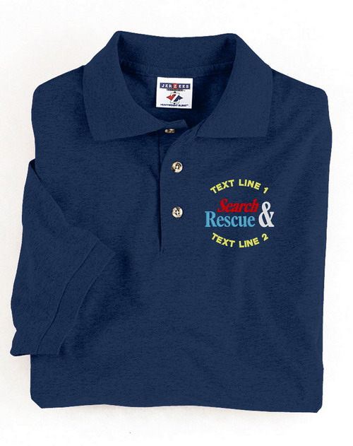 Search & Rescue Polo Embroidered #537 (image for) Search & Rescue Polo Embroidered #537